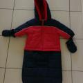 ensemble d'hiver nid d ange 18lbs 9 mois 10$