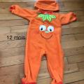 Ensemble de citrouille 12 mois 5$