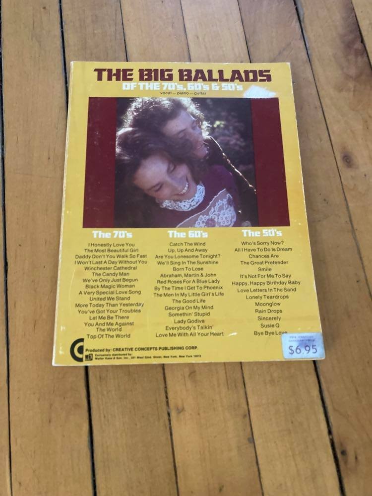 Livre big ballads 50 60 70
