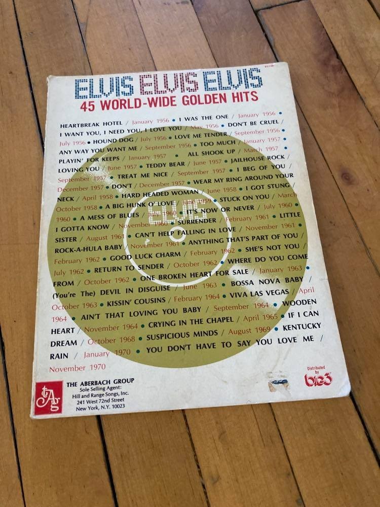 Livre elvis record