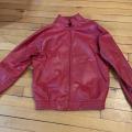 manteau cuir rouge champlain gr9 15$