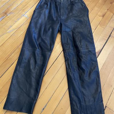 fourrure et cuir véritable